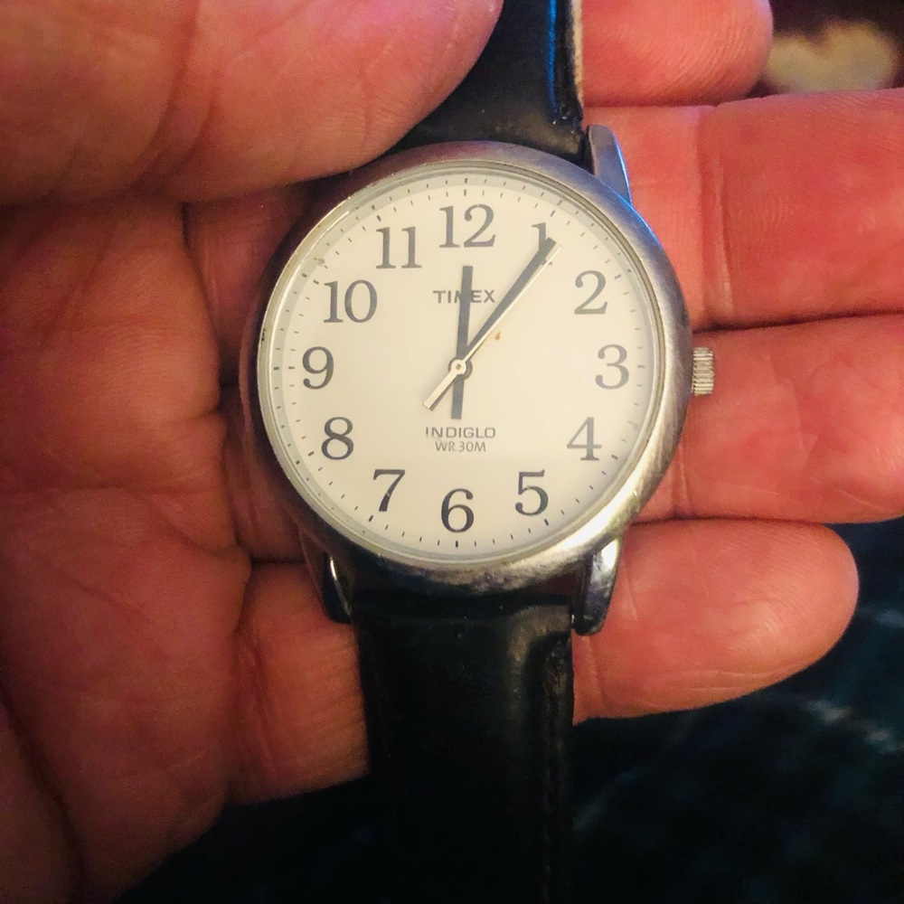 Timex Classic White Dial Black Strap Watch